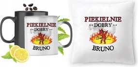 Bruno Mágikus bögre párna szett Ajándék fényképes nyomtatással