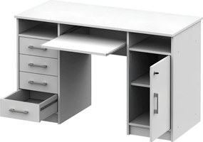 PC asztal, fehér, B9 NEW