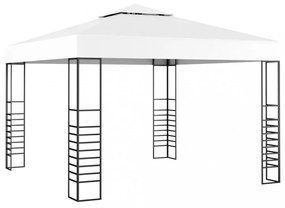 fehér kerti pavilon 3 x 3 m