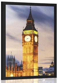 Big Ben éjszakai poszter Londonban