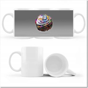 Nano nyomott mintás bögre 3D szilikon golyó