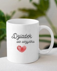 Bögre Fehér Vicces Ajándék Nagymama Napja Nagypapa Mindent Tud