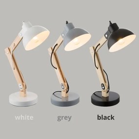 Brilagi - Asztali lámpa FOCUS 1xE27/40W/230V szürke