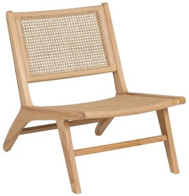 Natúr színű szövött fotel – Ixia