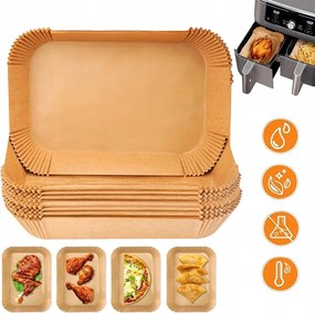 AirFryer Levegős Olajsütő Sütőpapír Szett 300 Db 22CM