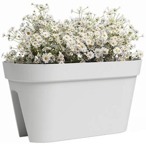 Újrahasznosított műanyag függő láda korlátra 60 cm Capri – Artevasi