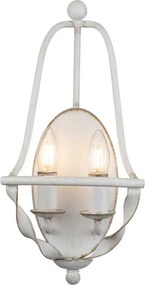 Quoizel Bradbury QZ-BRADBURY2-AWH Fali lámpa 2x40W/E14