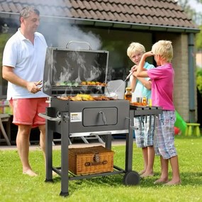 Masszív családi kerti grill