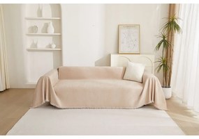 Bézs négyszemélyes kanapé huzat Talo – Filumi