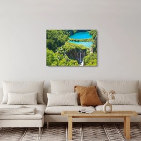 Üveg kép - Vízesések (70x50 cm)