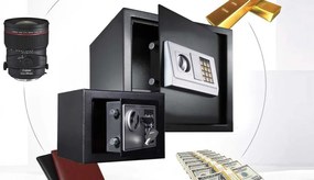 Digitális széf 2 típusban - kicsi, fekete