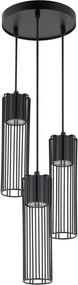 SIGMA LIGHTING 33456 FOBIA Többágú Függesztett Lámpa Fekete GU10 IP20