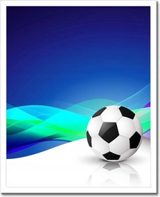 Poszterek keretben 40x50 Labdarúgás Láb