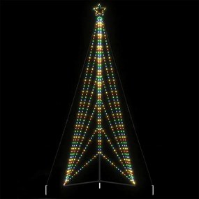 színes LED karácsonyfa 861 LED 478 cm
