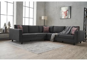 Sarokkanapé Kale Linen - Antracit