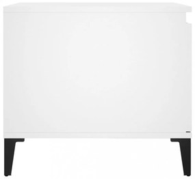 fehér szerelt fa dohányzóasztal 100 x 50 x 45 cm