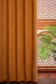 Morocco öko stílusú sötétítő függöny Téglavörös 140x270 cm