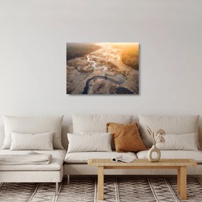 Kép - Hajnal a kanyarulaton (üvegen) (70x50 cm)