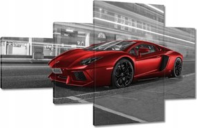 Vászonkép 130x80 Piros autó