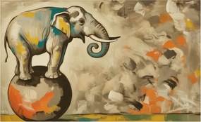 Fotótapéta Flizelin Dekoratív tapéta Absztrakt elefánt 416x254 Ragasztó