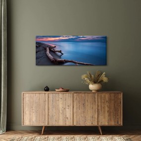 Egy kép a tengerparton naplementekor (120x50 cm)