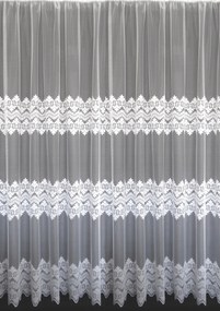 Mg Függöny 619/89 Fehér 200x245cm készre szerelve Skr szalaggal