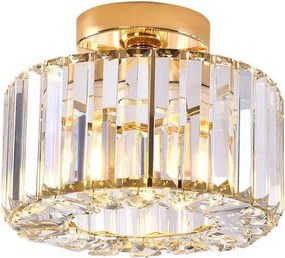 VETRO mennyezeti lámpatest 1xE27/15W/230V, Ø 24,5 cm, aranyszínű