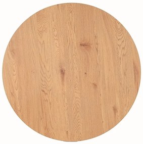 Tetis kerek étkezőasztal tölgy-fekete 100 cm