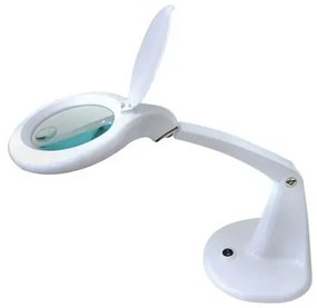 LED Asztali lámpa nagyítóval LED/6,5W/230V fehér