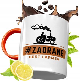 Narancssárga Bögre Gazdáknak Ajándék fényképes nyomtatással