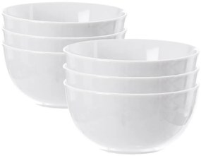 Orion Mona porcelán tál 14 cm, 6 db, fehér