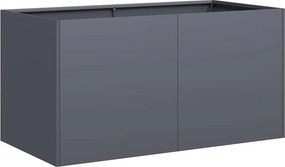 vidaXL növénytartó antracitszürke 80x40x40 cm hidegen hengerelt acél