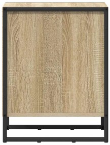 vidaXL Éjjeli asztal Sonoma 39.5 x 30 x 50 cm Faanyag