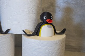 Vicces Pinguin WC-papír tartó Wc dekoráció