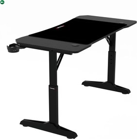 NERO karbon gamer asztal 160 × 60 cm