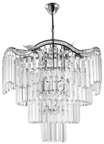 Csillár láncon 7xE27/60W/230V