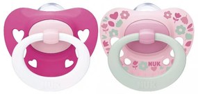 Baba cumi NUK Signature 6-18h 2 db lány