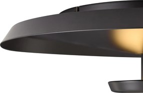 Modern mennyezeti lámpa matt fekete LED-del, 3 lépésben dimmelhető - Sombra