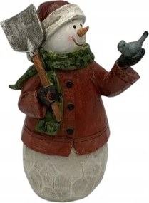 Karácsony díszes hóember lapáttal