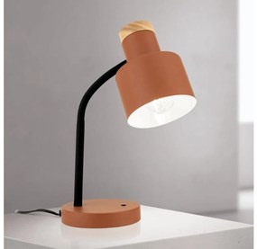 Orion - GILI asztali lámpa 1xE27/40W/230V, téglavörös