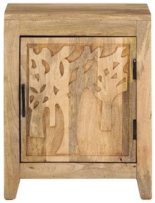 Tömör mangófa éjjeliszekrény 40 x 30 x 50 cm