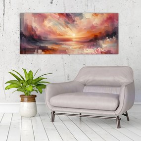 Kép - Festett alkonyat (120x50 cm)