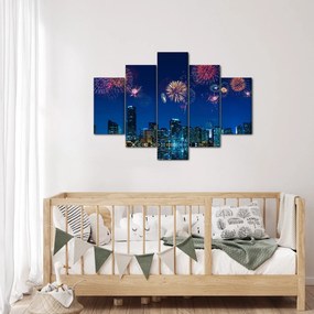 Kép - tűzijáték Miamiban (150x105 cm)