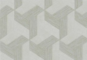 Parato Cristiana Masi Sintesi Bathos szürke geometrikus vlies tapéta – 27506