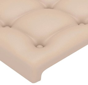 2 db cappuccino színű műbőr fejtámla 80 x 5 x 78/88 cm