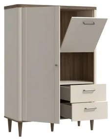 VIRO komód barna/bézs