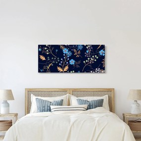 Kép - Őszi virágok (120x50 cm)