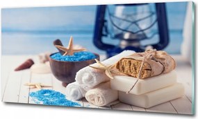 Fotó-üvegkép Szívek a táblán 125x50