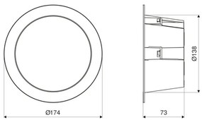 Steinel 084998 - LED mennyezeti lámpa s érzékelővel LED/10,8W/230V 3000/4000/570