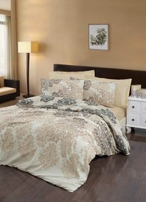 Pamut szatén lepedő Liana TiaHome - 1x Párna 90x70cm, 1x Paplan 140x200cm